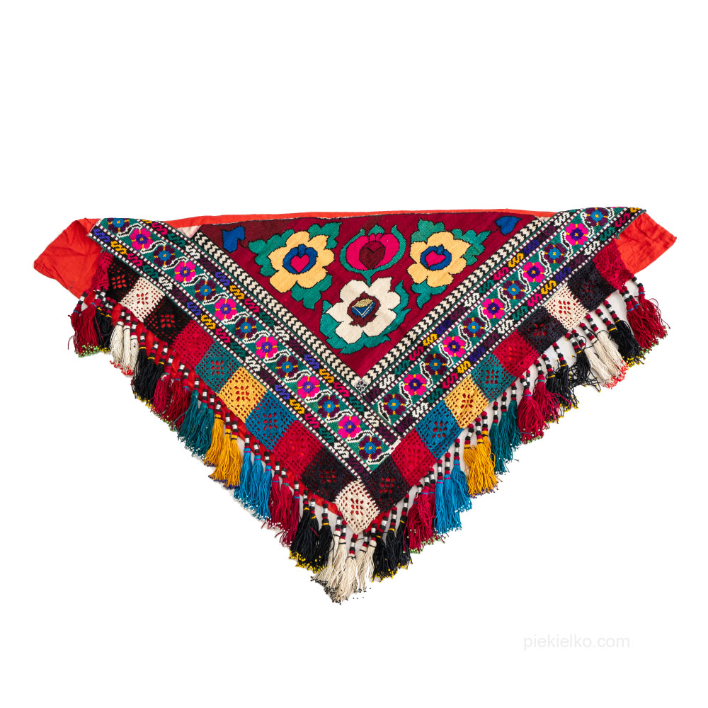 Kolorowa 20 letnia chusta na ramię - piekielko.com