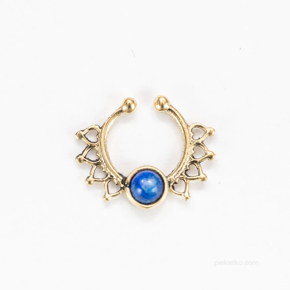 Septum mandala z lapis lazuli - piekielko.com