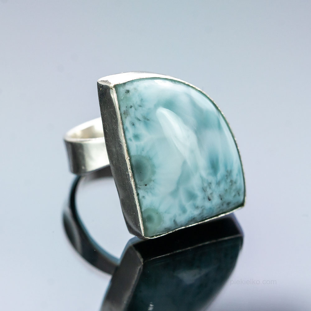 Caribbean blue in Indian silver - piekielko.com