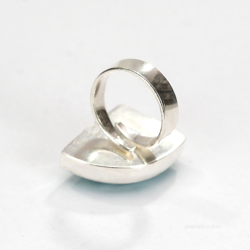 Caribbean blue in Indian silver - piekielko.com