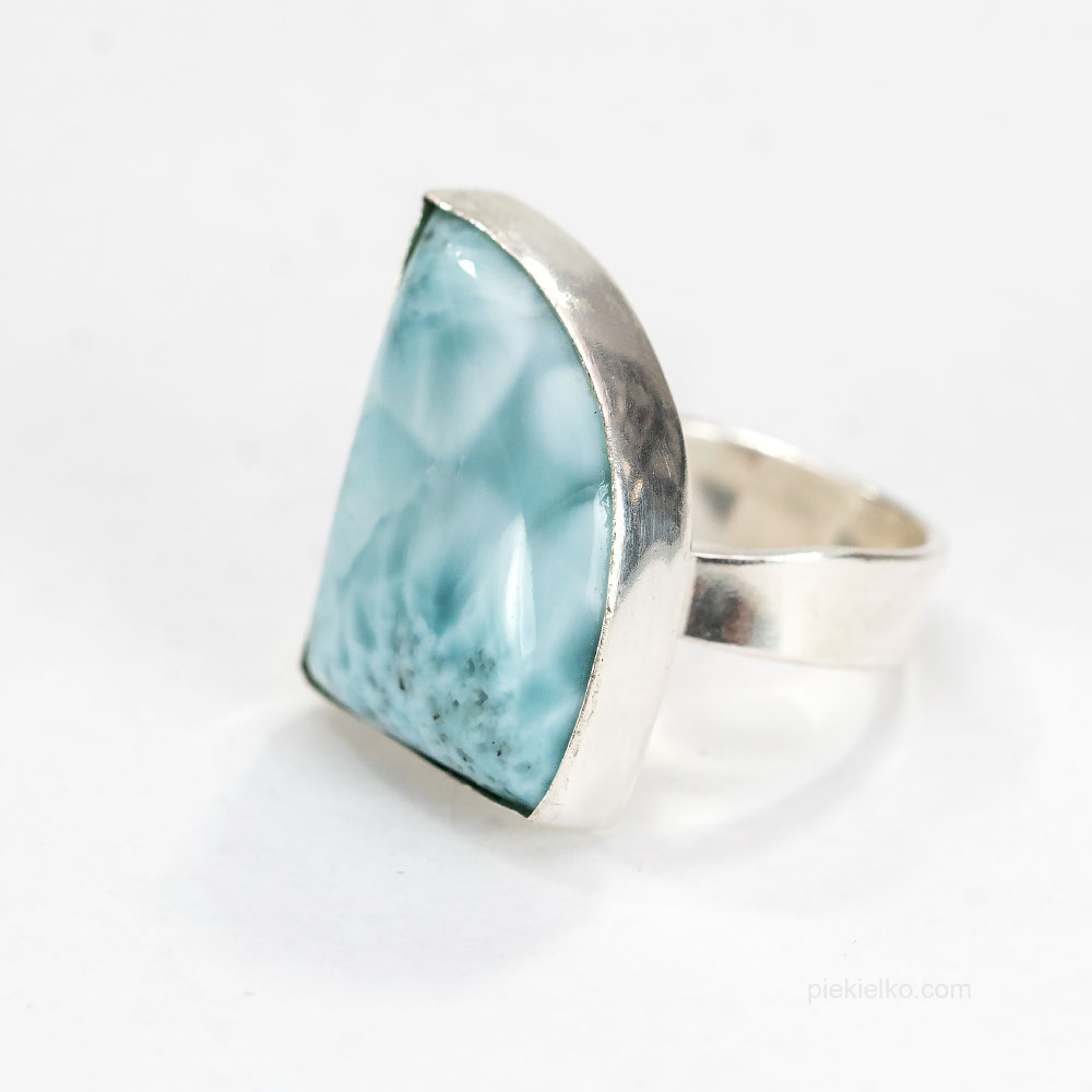 Caribbean blue in Indian silver - piekielko.com