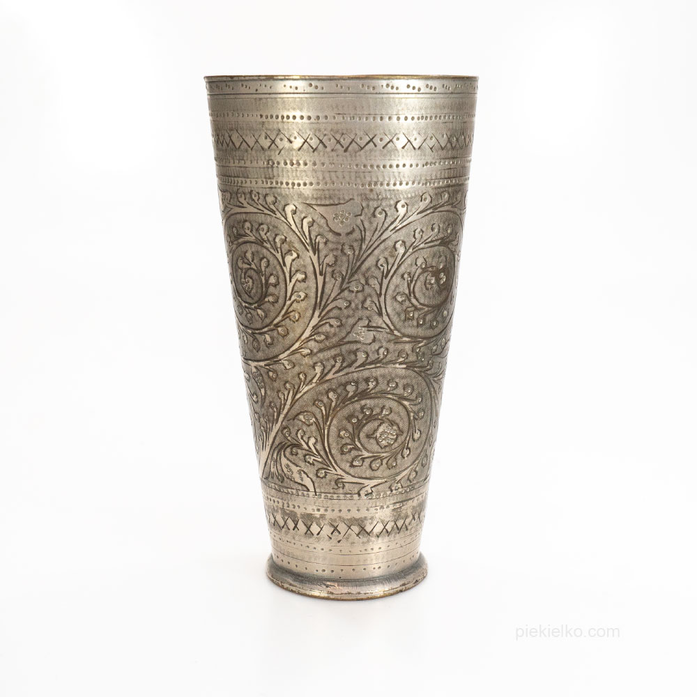 Brass lassi cup from Pakistan - piekielko.com