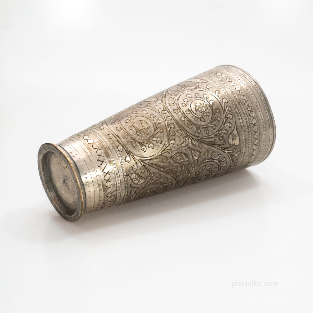 Brass lassi cup from Pakistan - piekielko.com