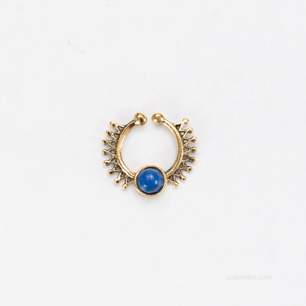 Septum z mandalą i lapis lazuli - piekielko.com
