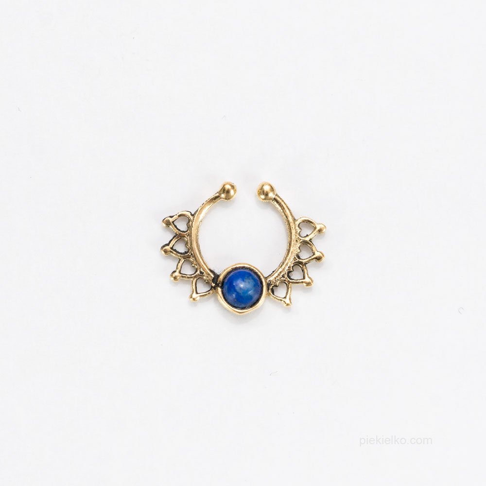 Septum mandala z lapis lazuli - piekielko.com