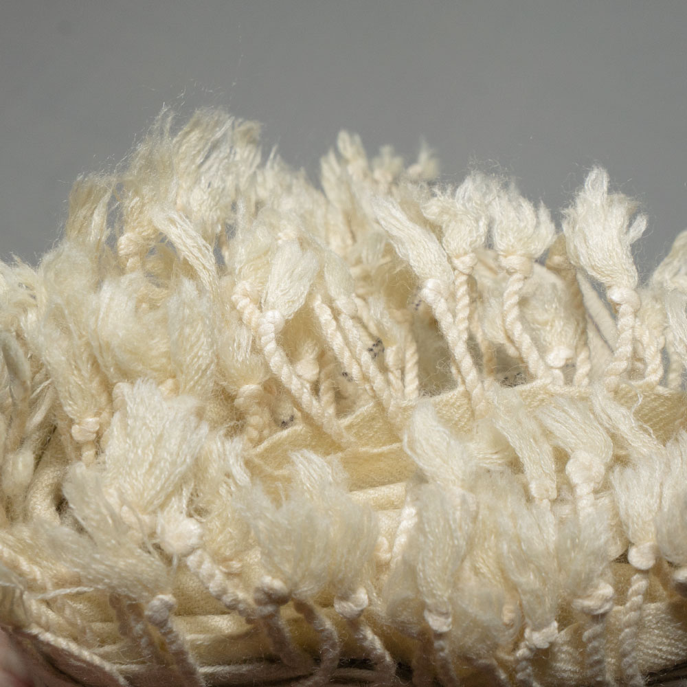 Śnieżnobiały szal kaszmirski 0,5mm - piekielko.com