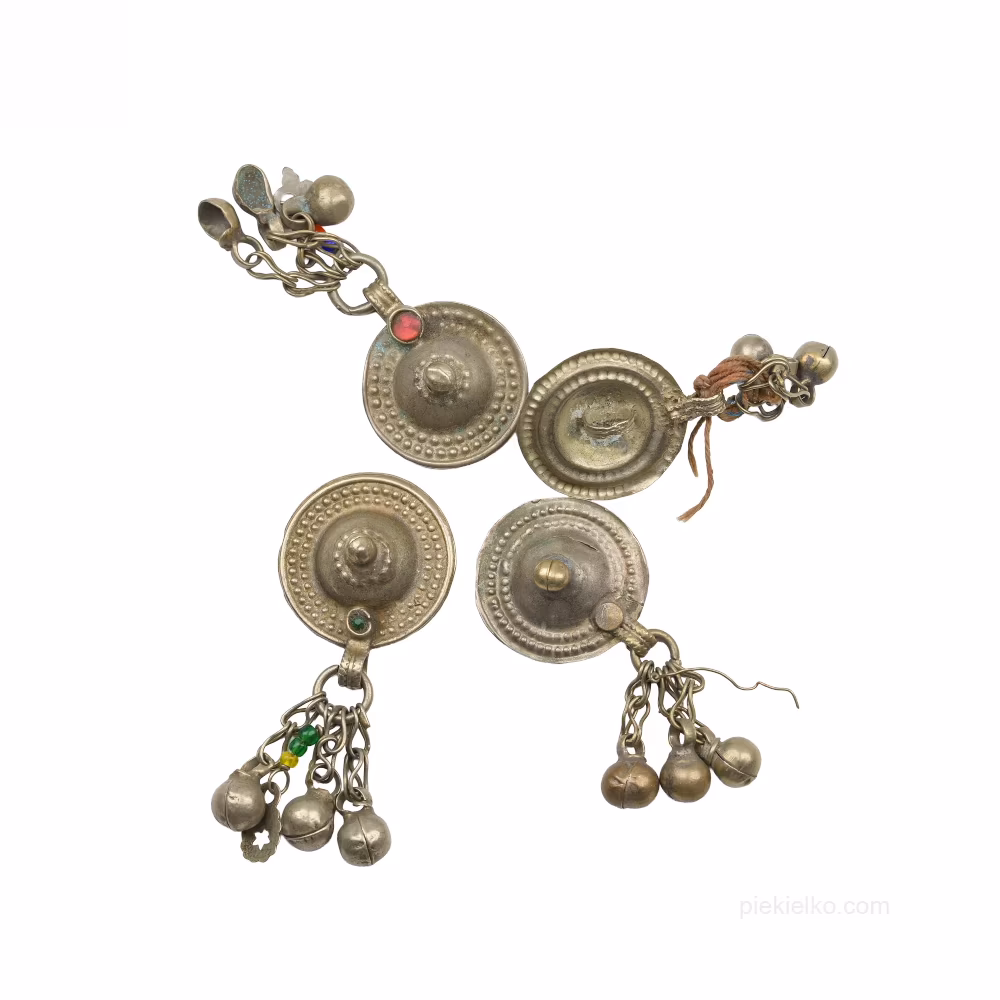 Afghan Brass Jingle Button
