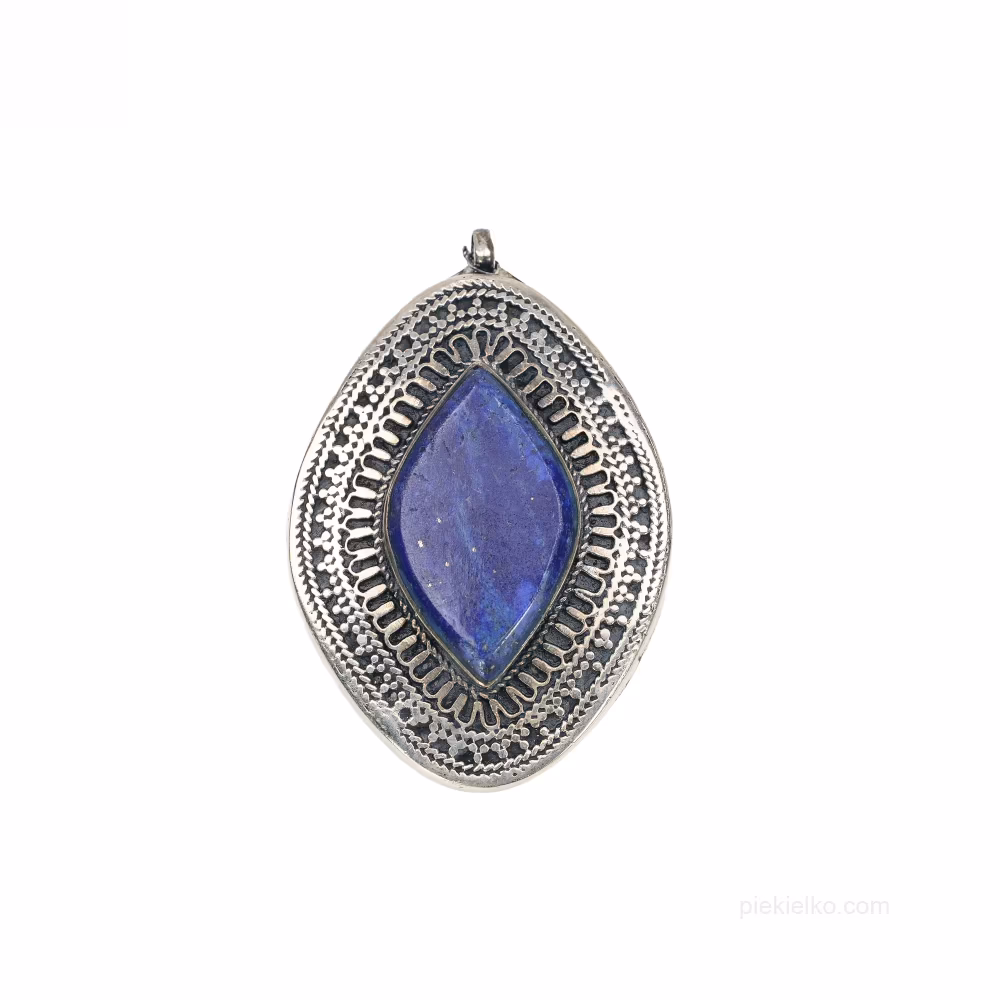 Pakistani Lapis Lazuli Pendant – Leaf of Heaven
