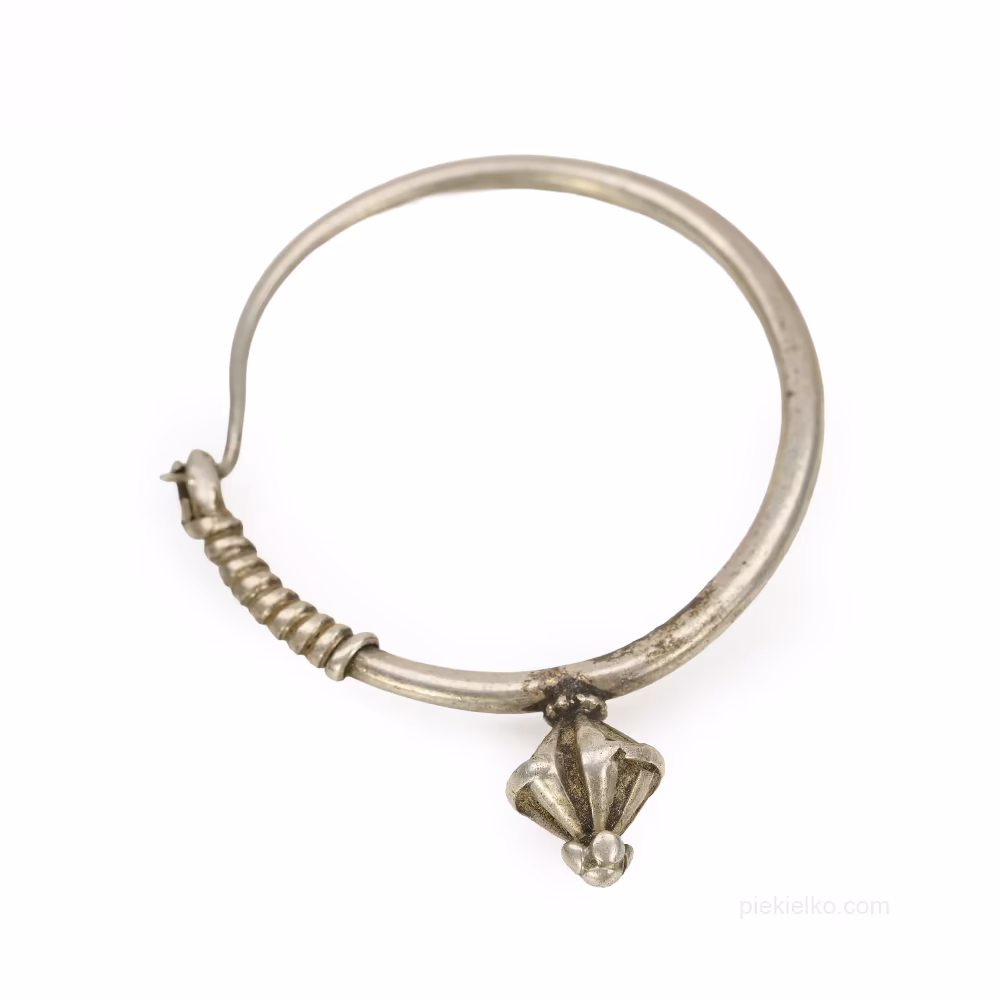 Afganistan – kolczyki z geometrycznym zwisem