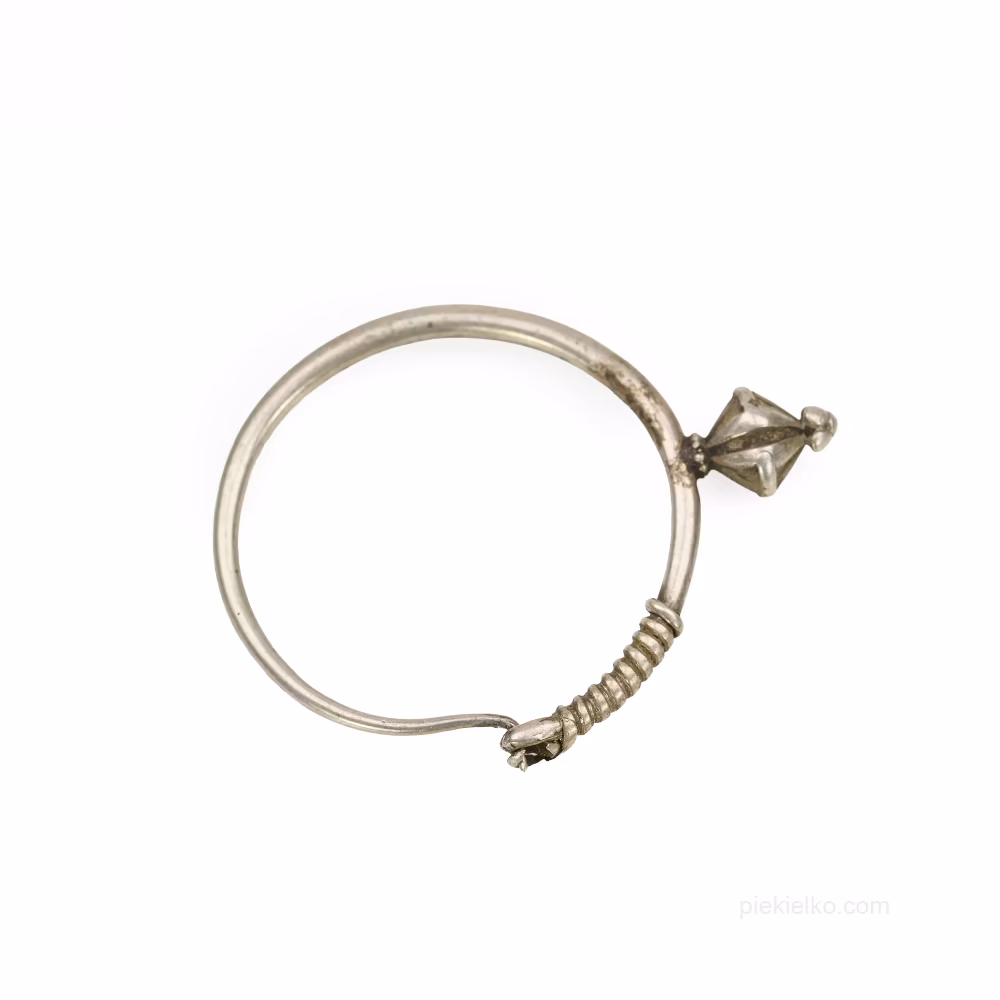 Afganistan – kolczyki z geometrycznym zwisem