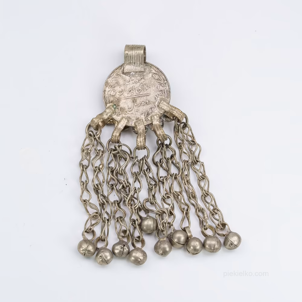 Stara afgańska zawieszka z dzwoneczkami