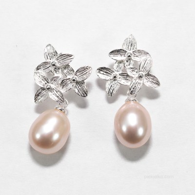 kolczyki z perłami